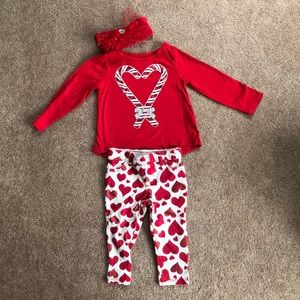 EUC 3 piece Valentine’s Day Outfit